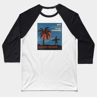 Dana Point California surf Vintage Baseball T-Shirt